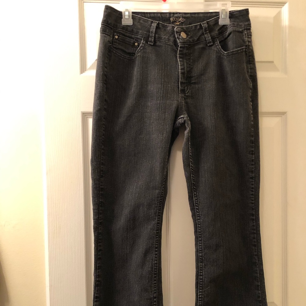 Super cute black jeans with cute pockets 12P
